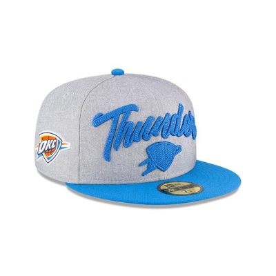 Oklahoma City Thunder Gorra | New Era NBA Draft 59fifty Fitted Cap Mexico - Grises